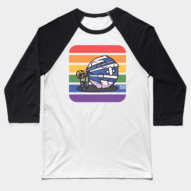 Pride Blitzball Summer - Summer Gaming Baseball T-Shirt by PabloooDuarte